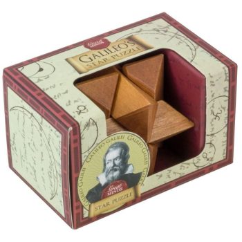   Galileo Csillag Great Minds Professor Puzzle fa ördöglakat mini