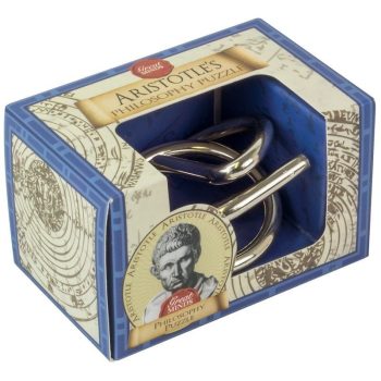   Arisztotelész Filozófia Great Minds Professor Puzzle fém ördöglakat mini