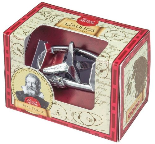 Galileo Csillag Great Minds Professor Puzzle fém ördöglakat