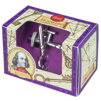   Franklin Kulcs Great Minds Professor Puzzle fém ördöglakat