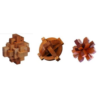 3 részes Great Minds Professor Puzzle ördöglakat szett