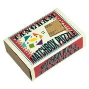 Tangram Matchbox Professor Puzzle mini ördöglakat