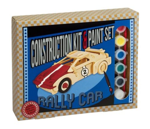 Rally autó Professor Puzzle 3d fa puzzle festékkel