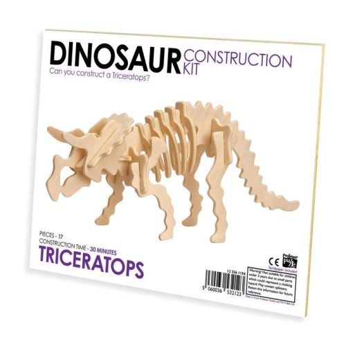 Triceratops Professor Puzzle 3d fa puzzle, standard
