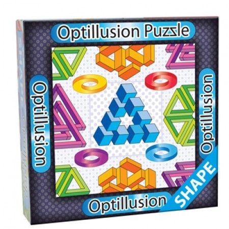 3D Optillusion Tile Puzzles Forma optikai illúzió puzzle