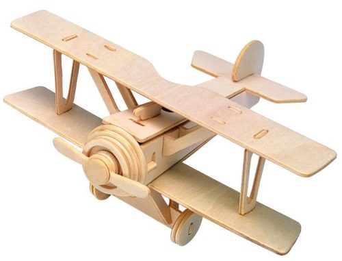 Gepetto's Workshop - Duplaszárnyú repülő - 3D fa puzzle