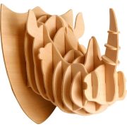 Gepetto's Workshop - Rinocéroszfej - 3D fa puzzle