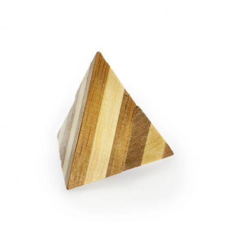 Pyramid - bambusz puzzle ördöglakat